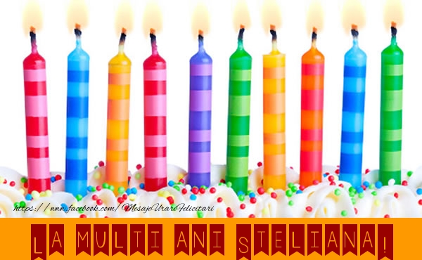  Felicitari de la multi ani - Lumanari | La multi ani Steliana!