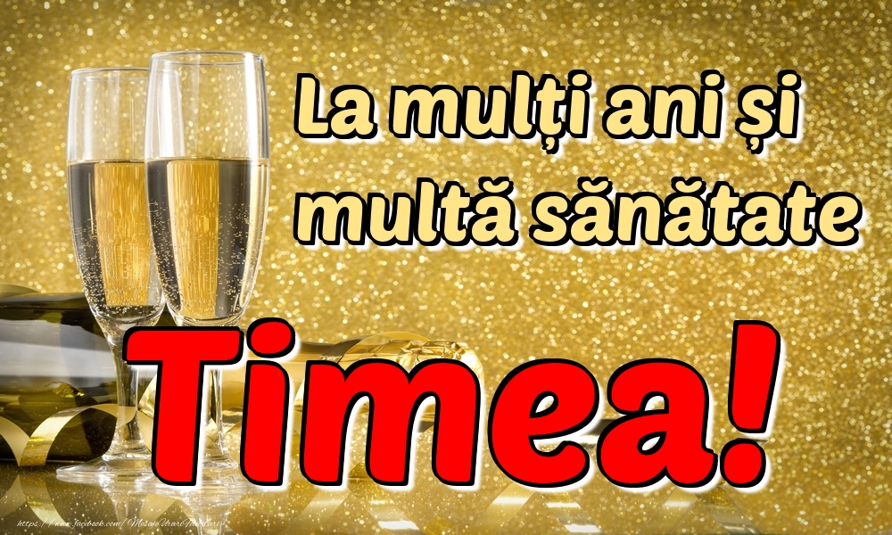  Felicitari de la multi ani - Sampanie | La mulți ani multă sănătate Timea!