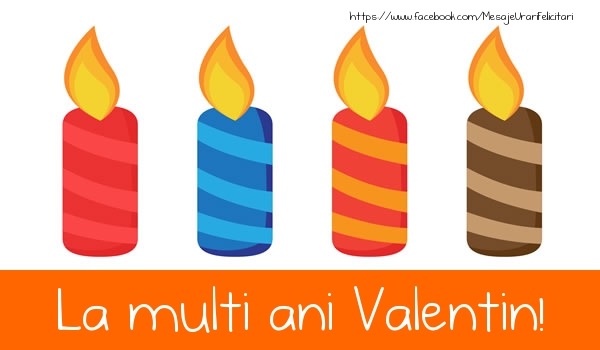 Felicitari de la multi ani - Lumanari | La multi ani Valentin!