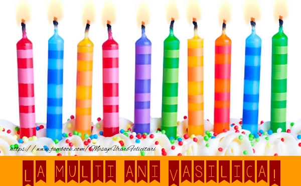 Felicitari de la multi ani - Lumanari | La multi ani Vasilica!