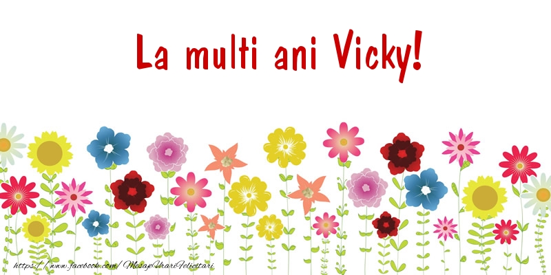 Felicitari de la multi ani - Confetti | La multi ani Vicky!