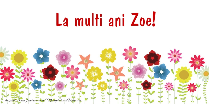 Felicitari de la multi ani - Confetti | La multi ani Zoe!