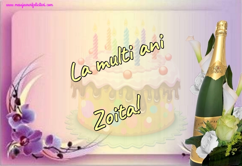  Felicitari de la multi ani - Sampanie | La multi ani Zoita!