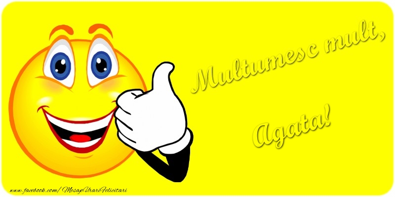 Felicitari de multumire - Emoticoane | Multumesc mult.Agata