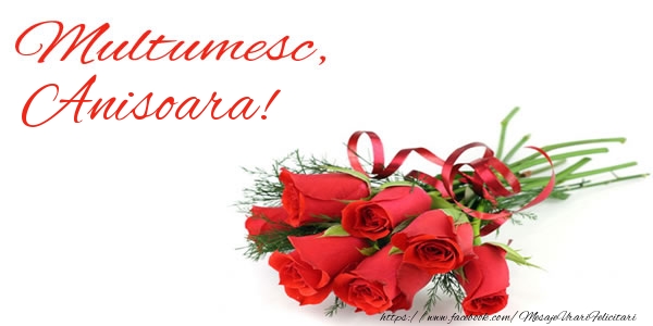  Felicitari de multumire - Trandafiri | Multumesc, Anisoara!