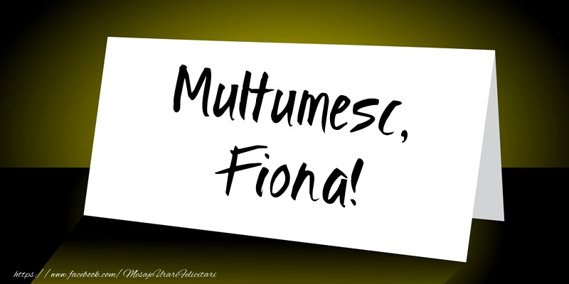  Felicitari de multumire - Mesaje | Multumesc, Fiona!