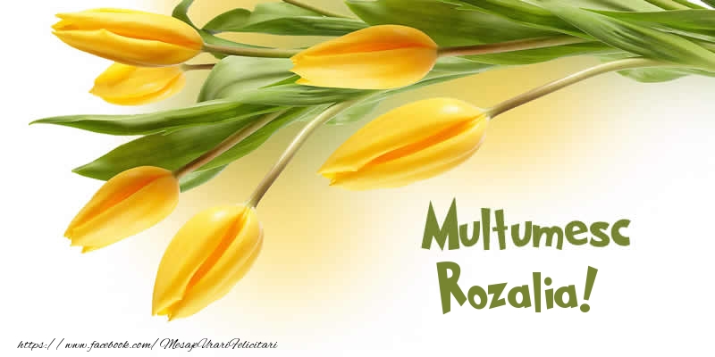  Felicitari de multumire - Lalele | Multumesc Rozalia!