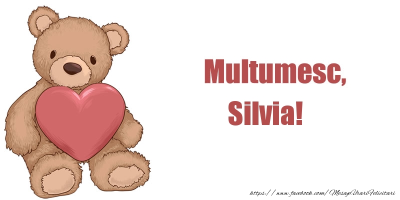  Felicitari de multumire - Ursuleti | Multumesc, Silvia!