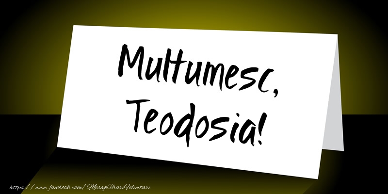  Felicitari de multumire - Mesaje | Multumesc, Teodosia!