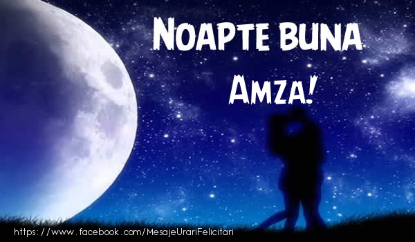 Felicitari de noapte buna - Luna & Stele | Noapte buna Amza!