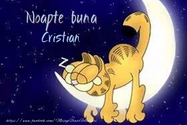  Felicitari de noapte buna - Luna & Animație | Noapte buna Cristian