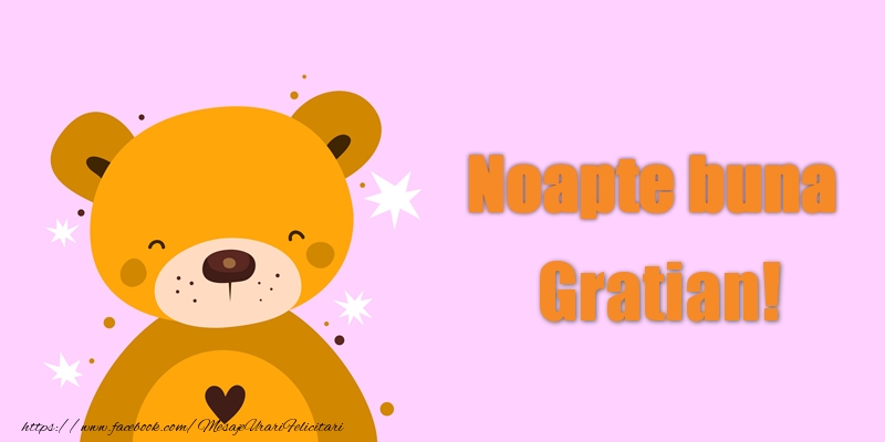  Felicitari de noapte buna - Ursuleti | Noapte buna Gratian!