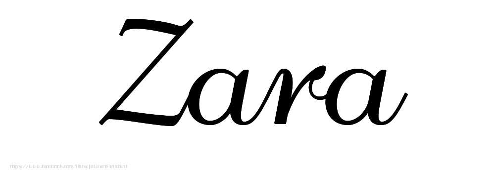  Felicitari cu numele tau - Imagine cu numele Zara - Scris de mână