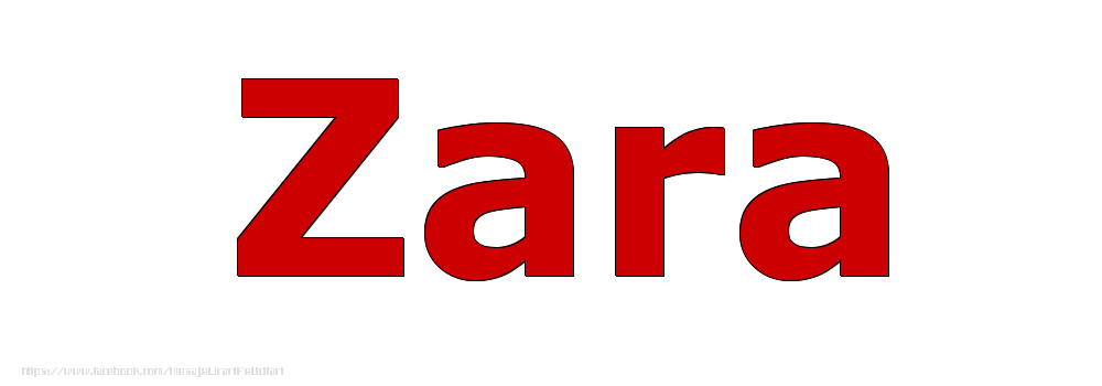  Felicitari cu numele tau - Poza cu numele Zara - Rosu
