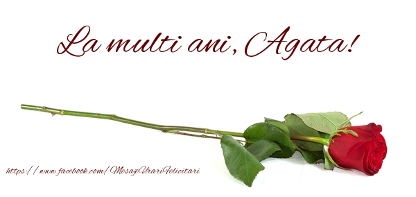  Felicitari de zi de nastere - Flori & Trandafiri | La multi ani, Agata!