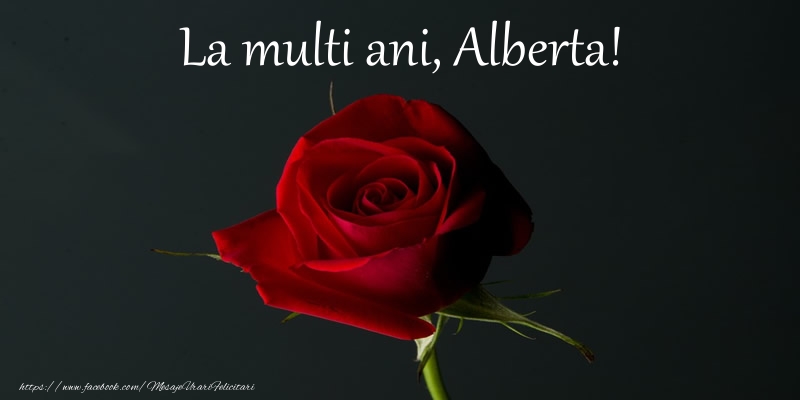  Felicitari de zi de nastere - Flori & Trandafiri | La multi ani Alberta!