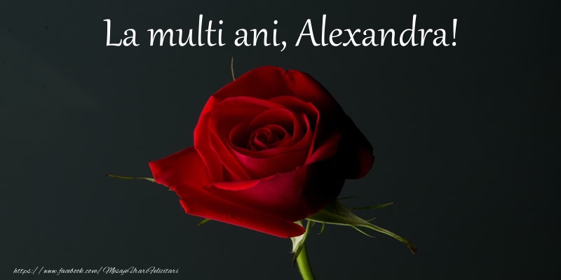  Felicitari de zi de nastere - Flori & Trandafiri | La multi ani Alexandra!