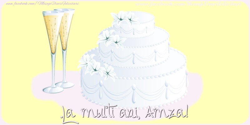 Felicitari de zi de nastere - Tort | La multi ani, Amza!