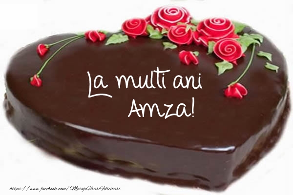 Felicitari de zi de nastere -  Tort La multi ani Amza!
