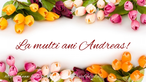  Felicitari de zi de nastere - Flori & Lalele | La multi ani Andreas!
