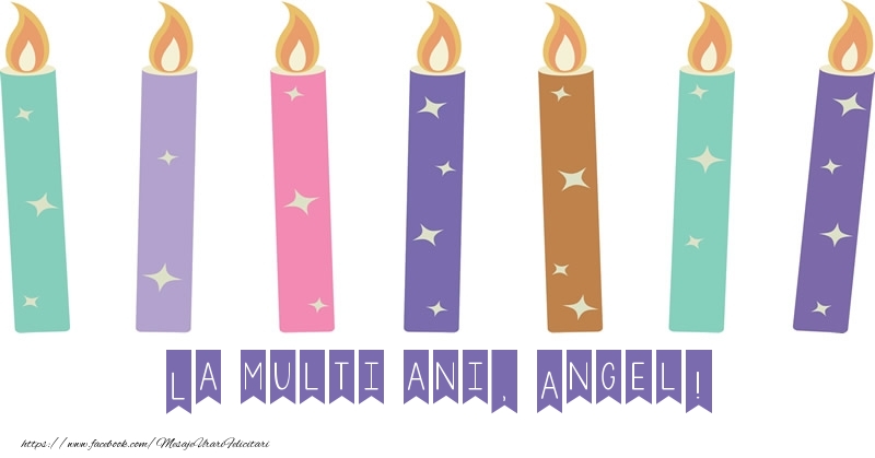  Felicitari de zi de nastere - Lumanari | La multi ani, Angel!