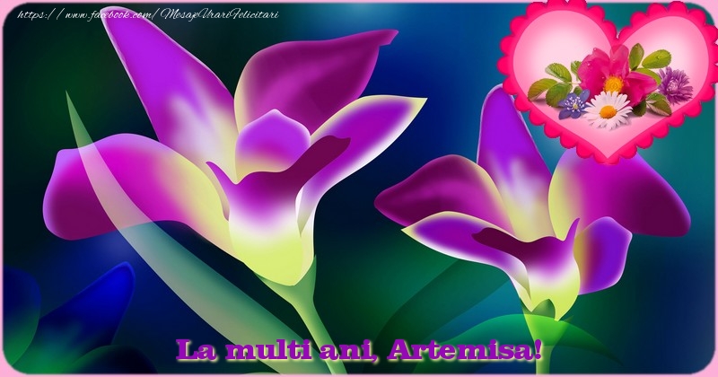  Felicitari de zi de nastere - Flori & 1 Poza & Ramă Foto | La multi ani Artemisa