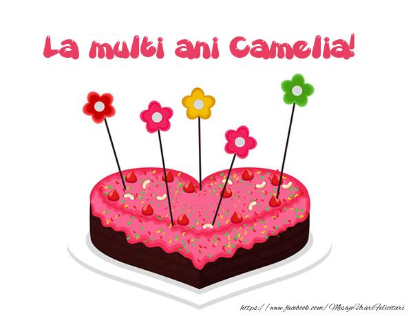  Felicitari de zi de nastere - Tort | La multi ani Camelia!