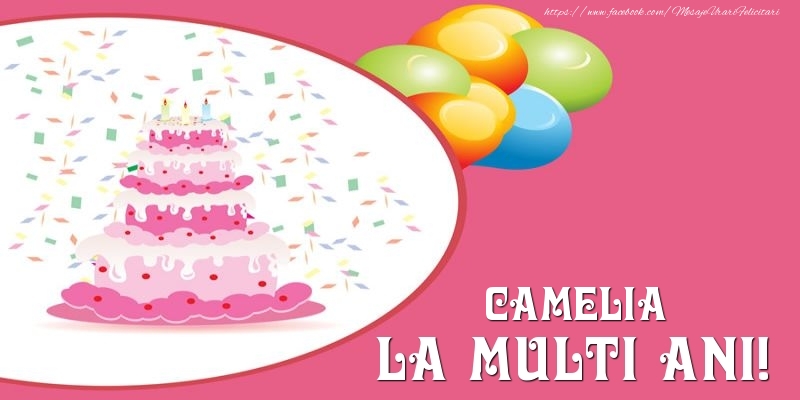  Felicitari de zi de nastere -  Tort pentru Camelia La multi ani!