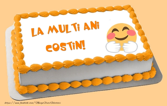  Felicitari de zi de nastere -  Tort La multi ani Costin!