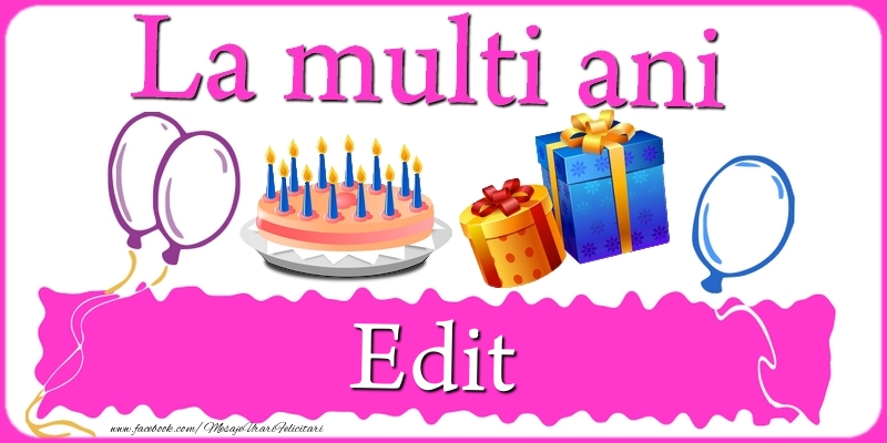  Felicitari de zi de nastere - Tort | La multi ani, Edit!