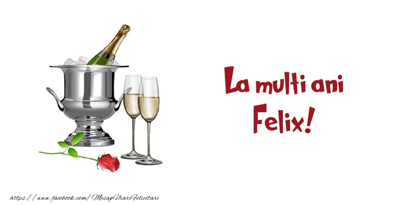 Felicitari de zi de nastere - Sampanie | La multi ani Felix!