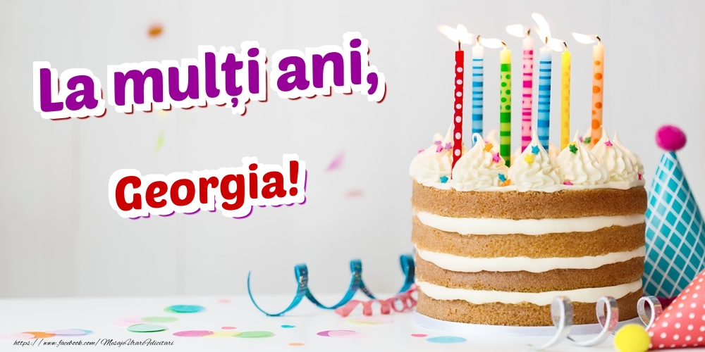 Felicitari de zi de nastere - La mulți ani, Georgia