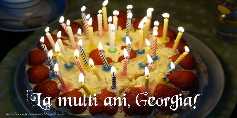 Felicitari de zi de nastere - La multi ani, Georgia!