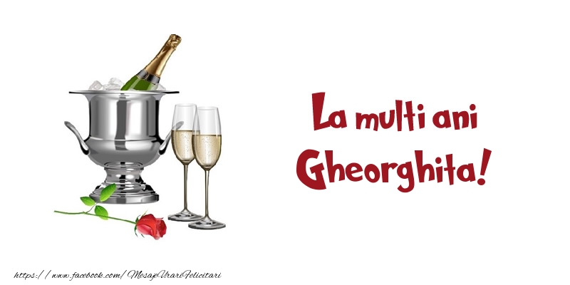 Felicitari de zi de nastere - Sampanie | La multi ani Gheorghita!