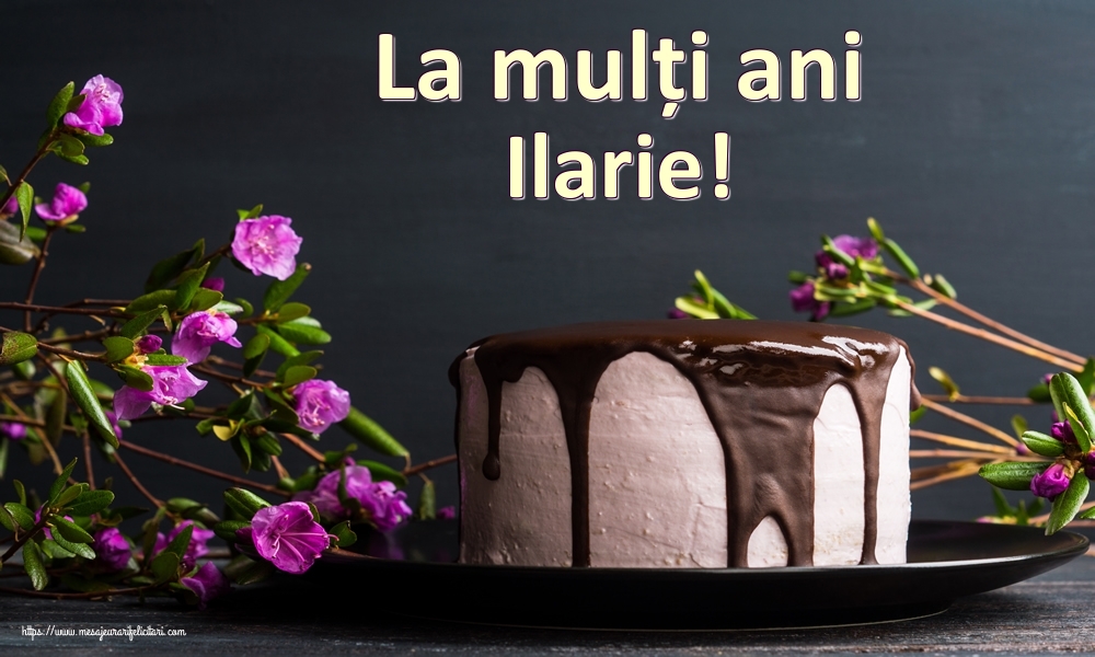  Felicitari de zi de nastere - Tort | La mulți ani Ilarie!