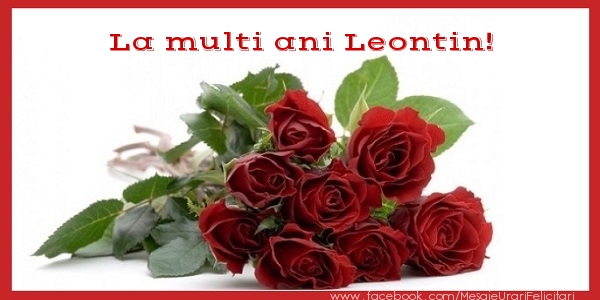  Felicitari de zi de nastere - Flori & Trandafiri | La multi ani Leontin!