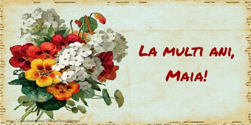  Felicitari de zi de nastere - Buchete De Flori & Flori | La multi ani, Maia!