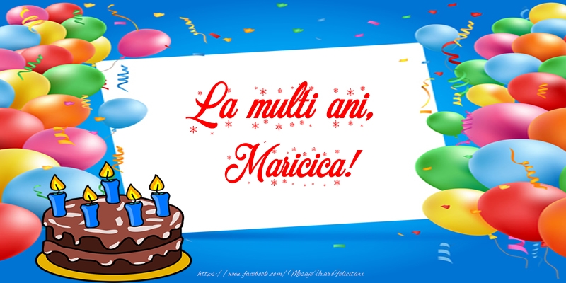  Felicitari de zi de nastere - Tort | La multi ani, Maricica!