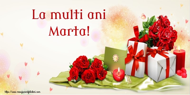  Felicitari de zi de nastere - Flori | La multi ani Marta!