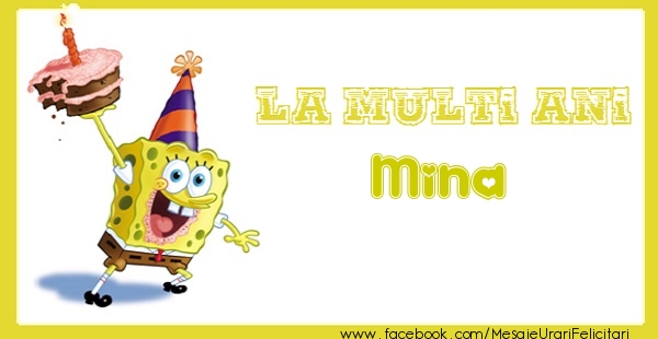 Felicitari de zi de nastere - La multi ani Mina