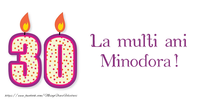  Felicitari de zi de nastere - Lumanari | La multi ani Minodora! 30 de ani