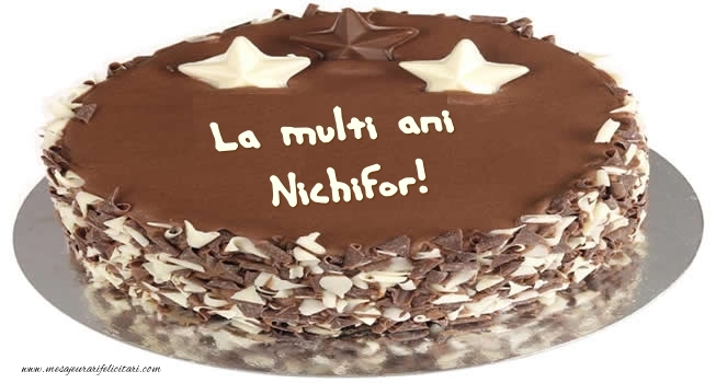  Felicitari de zi de nastere -  Tort La multi ani Nichifor!
