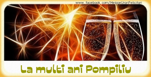  Felicitari de zi de nastere - Sampanie | La multi ani Pompiliu