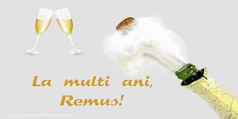  Felicitari de zi de nastere - Sampanie | La multi ani, Remus!