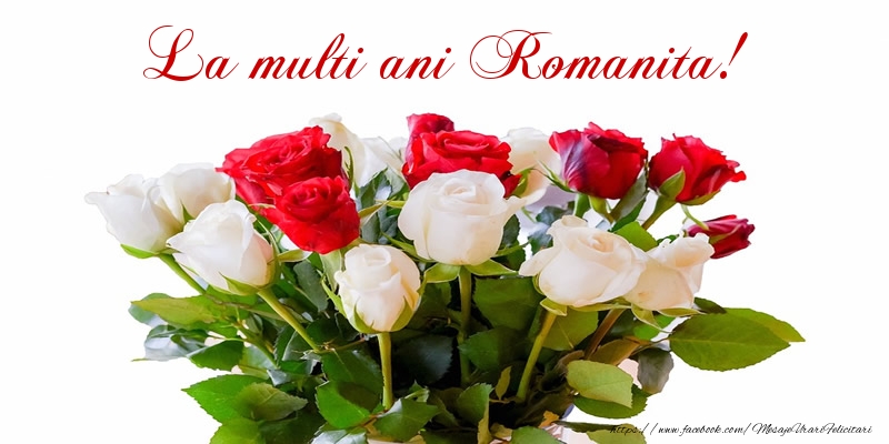 Felicitari de zi de nastere - Buchete De Flori & Flori & Trandafiri | La multi ani Romanita!