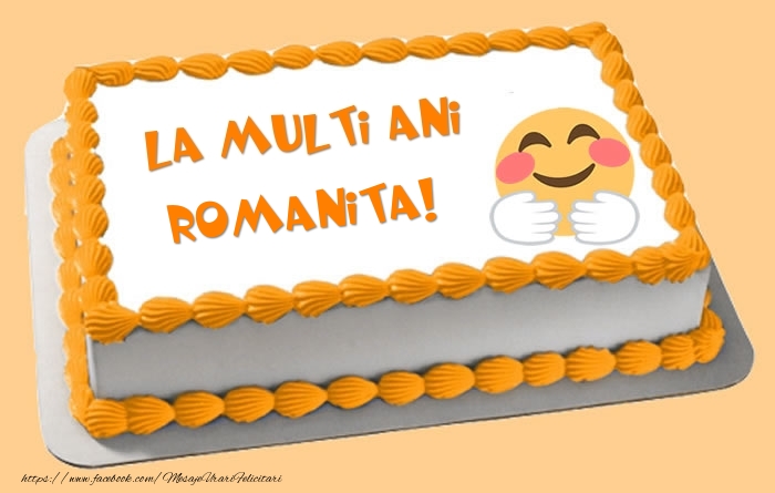  Felicitari de zi de nastere -  Tort La multi ani Romanita!
