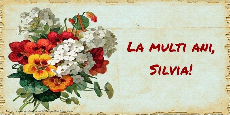  Felicitari de zi de nastere - Buchete De Flori & Flori | La multi ani, Silvia!
