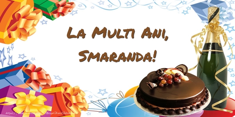  Felicitari de zi de nastere - Tort & Sampanie | La multi ani, Smaranda!