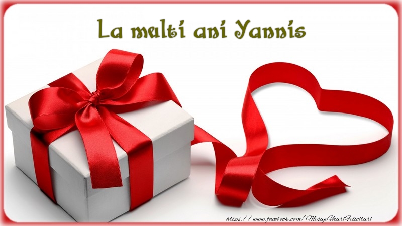 Felicitari de zi de nastere - La multi ani Yannis