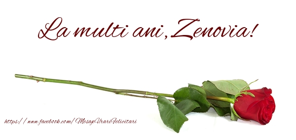 Felicitari de zi de nastere - Flori & Trandafiri | La multi ani, Zenovia!